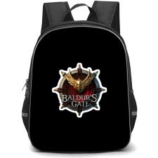 Baldur's Gate Backpack School Bag StudentPack - Baldur's Gate 3 Game Logo Sticker