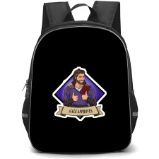 Baldur's Gate Gale Backpack School Bag StudentPack - Gale Approves Portrait Sticker