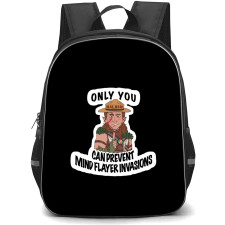 Baldur's Gate Halsin Backpack School Bag StudentPack - Halsin Only You Can Prevent Sticker