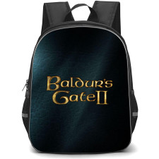 Baldur's Gate Backpack School Bag StudentPack - Baldur's Gate Logo Wordmark Poster