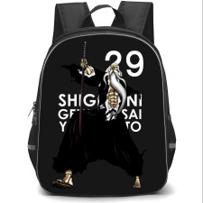 Bleach Genryusai Shigekuni Yamamoto Backpack StudentPack - Genryusai Shigekuni Yamamoto Attack Mode Comic Art On Black Background