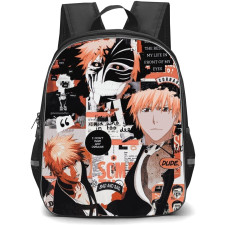 Bleach Ichigo Kurosaki Backpack StudentPack - Ichigo Kurosaki Collage