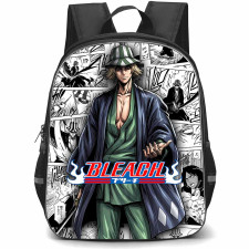 Bleach Kisuke Urahara Backpack School Bag StudentPack - Kisuke Urahara Manga Collage Poster