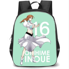 Bleach Orihime Inoue Backpack StudentPack - Orihime Inoue Attack Mode Comic Art On Mint Background