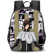 Bleach Sosuke Aizen Backpack StudentPack - Sosuke Aizen Sitting On Comic Background