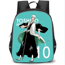Bleach Toshiro Hitsugaya Backpack StudentPack - Toshiro Hitsugaya Manga Comic Art On Mint Background