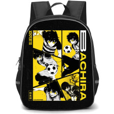 Blue Lock Meguru Bachira Backpack StudentPack - Meguru Bachira Collage Comic Art