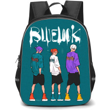Blue Lock Backpack StudentPack - Team V Back Portrait Illustration