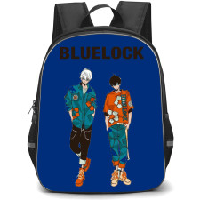 Blue Lock Backpack StudentPack - Yoichi Isagi Seishiro Nagi Illustration On White Background