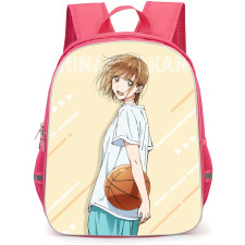 Blue Box Chinatsu Kano Backpack StudentPack - Chinatsu Kano Looking Back Illustration Art On Beige Background