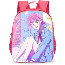 Blue Box Hina Chono Backpack StudentPack - Hina Chono Sitting Anime Art Poster