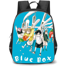 Blue Box Backpack StudentPack - Blue Box Cartoon Illustration Art On Blue Background Chapter 146 Poster