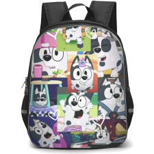 Bluey Muffin School Backpack StudentPack - Muffin Collage