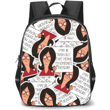 Bob's Burger Linda Belcher Backpack StudentPack - Linda Belcher Pattern Art