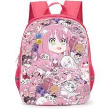 Bocchi The Rock Hitori Gotoh Backpack StudentPack - Hitori Gotoh Collage Poster