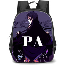 Bocchi The Rock PA-San Backpack StudentPack - PA-San Standing Back Purple Illustration Fan Art