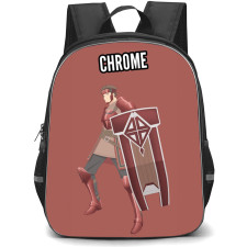 Bofuri I Don't Want to Get Hurt so I'll Max Out My Defense Chrome Backpack School Bag StudentPack - Chrome a Great Shielder Artwork