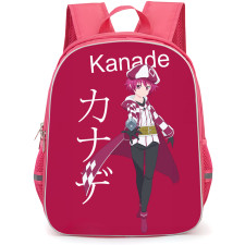 Bofuri I Don't Want to Get Hurt so I'll Max Out My Defense Kanade Backpack School Bag StudentPack - Kanade Carry Cube with Brown Background Poster