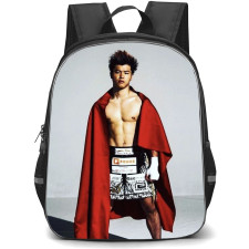 Tenshin Nasukawa Backpack StudentPack - Tenshin Nasukawa Standing On Gray Background