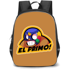 Brawl Stars El Primo Backpack StudentPack - Brawl Stars El Primo Angry Sticker
