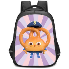 Bread Barbershop Patrol Pretzel Backpack StudentPack - Patrol Pretzel Character Series