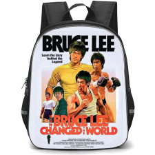 Bruce Lee Backpack StudentPack - Bruce Lee Changed The World Poster