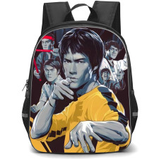 Bruce Lee Backpack StudentPack - Bruce Lee Character Fighting Stance Poster