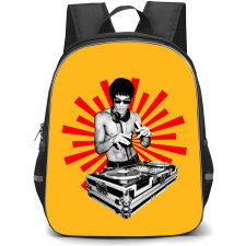 Bruce Lee Backpack StudentPack - Bruce Lee DJ Grayscale Portrait