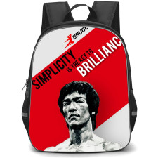 Bruce Lee Backpack StudentPack - Bruce Lee Simplicity Is The Key To Brilliance