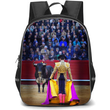 Bullfighters Backpack School Bag StudentPack - Bullfighters Matador And Bull Staredown