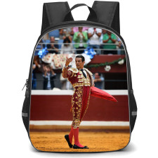 Bullfighters Torero Jos? Mar?a Manzanares Backpack School Bag StudentPack - Torero Jos? Mar?a Manzanares Arena Portrait