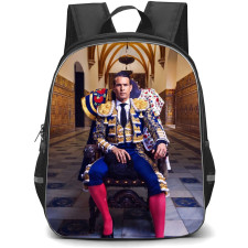 Bullfighters Torero Jos? Mar?a Manzanares Backpack School Bag StudentPack - Torero Jos? Mar?a Manzanares Fierce Sitting Portrait