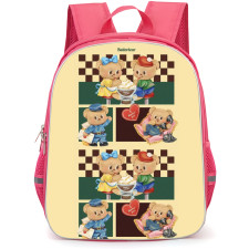 Butterbear Backpack StudentPack - Butterbear Collage I Donut You