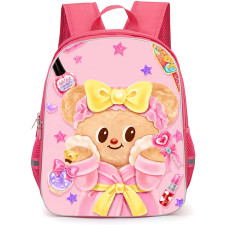 Butterbear Backpack School Bag StudentPack - Butterbear Girly Makeup Essentials Poster