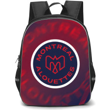 Montreal Alouettes Backpack School Bag StudentPack - Logo In Blur Background