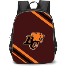 British Columbia Lions Backpack School Bag StudentPack - Large Logo Stripe