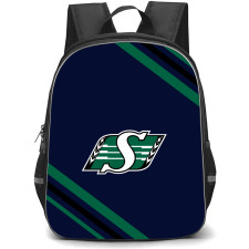 Saskatchewan Roughriders Backpack School Bag StudentPack - Large Logo Stripe