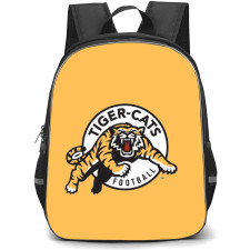 Hamilton Tiger Cats Backpack School Bag StudentPack - Logo In Yellow Background