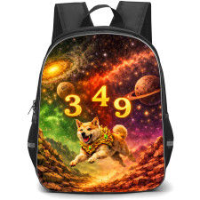 Chinese Zodiac Dog Sign Backpack School Bag StudentPack - Dog Sign Primary Element Earth Lucky Number 3 4 and 9