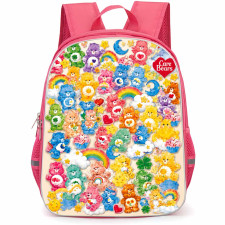 Care Bears Backpack School Bag StudentPack - Care Bears Nostalgia Sticker Collage Poster