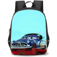 Cars Doc Hudson Backpack StudentPack - Doc Hudson The Fabulous Hudson Hornet Commentating Poster