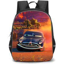 Cars Doc Hudson Backpack StudentPack - Doc Hudson Drifting On Desert Poster