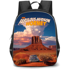 Cars Doc Hudson Backpack StudentPack - Doc Hudson The Fabulous Hudson Hornet Retro Poster