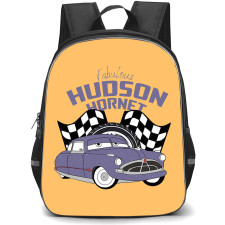 Cars Doc Hudson Backpack StudentPack - Doc Hudson Fabulous Hudson Hornet Retro Poster