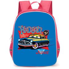 Cars Doc Hudson Backpack StudentPack - Doc Hudson Hornet 51s As The Judge Retro Poster