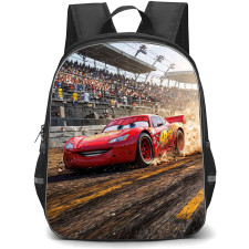 Cars Lightning McQueen Backpack StudentPack - Lightning McQueen On A Race Track 3D Poster