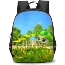 Catch Teenieping Chachaping Backpack StudentPack - Chachaping Admiring Flowers