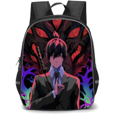 Chainsaw Man Aki Hayakawa Backpack StudentPack - Aki Hayakawa Calling Fox Devil Pop Art