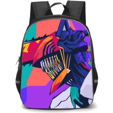 Chainsaw Man Denji Backpack StudentPack - Denji Side Portrait Pop Art