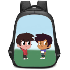 Chibi Tiny Tales Backpack StudentPack - Chibi Tiny Tales Luz And Marco Standing In A Field